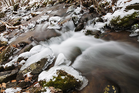 Freezing Appalachian Creek