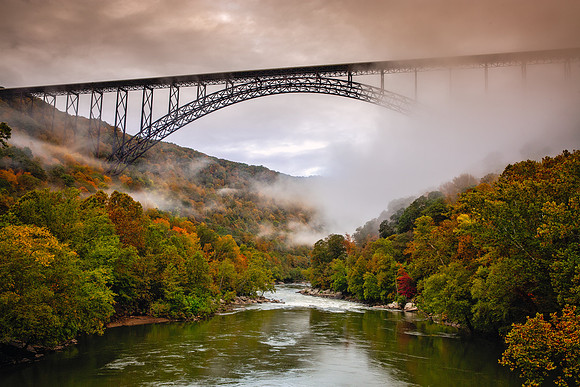 New River Gorge Bridge in Fall
