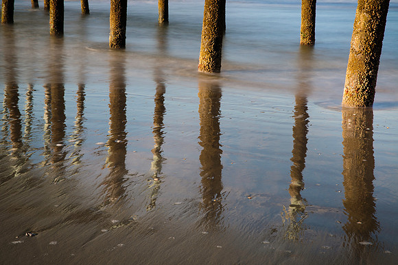 Ocean Pier Reflections