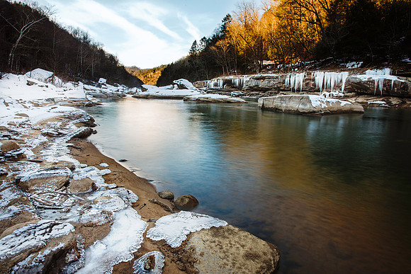 Gauley River in Winter