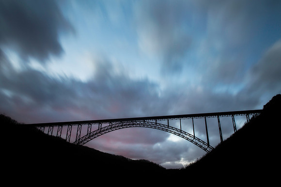 Last light in the New River Gorge