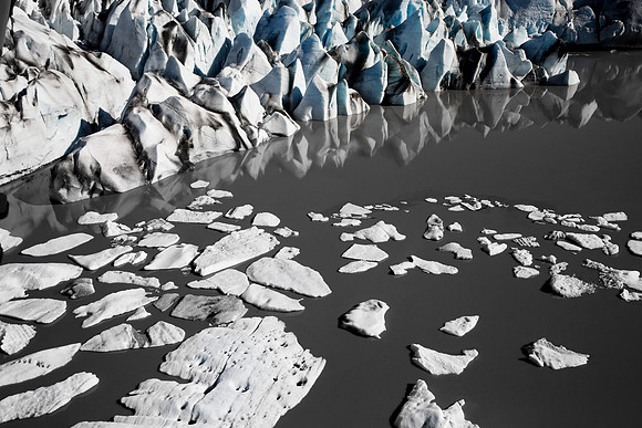 Knick Glacier Abstract